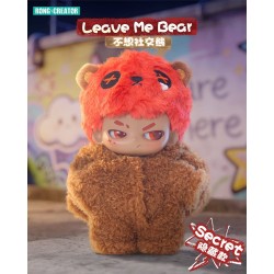 Neekyio Silent Beast Plush Keychain 15 cm Blind Box Display (6)