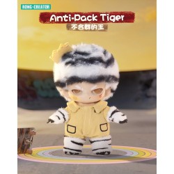 Neekyio Silent Beast Porte-clés en peluche 15 cm Blind Box Display (6)