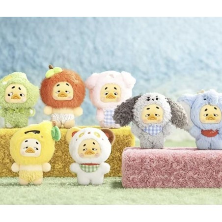 Mini Upset Duck porte-clés en peluche Wish List Duck 12 cm Blind Box Display (6)