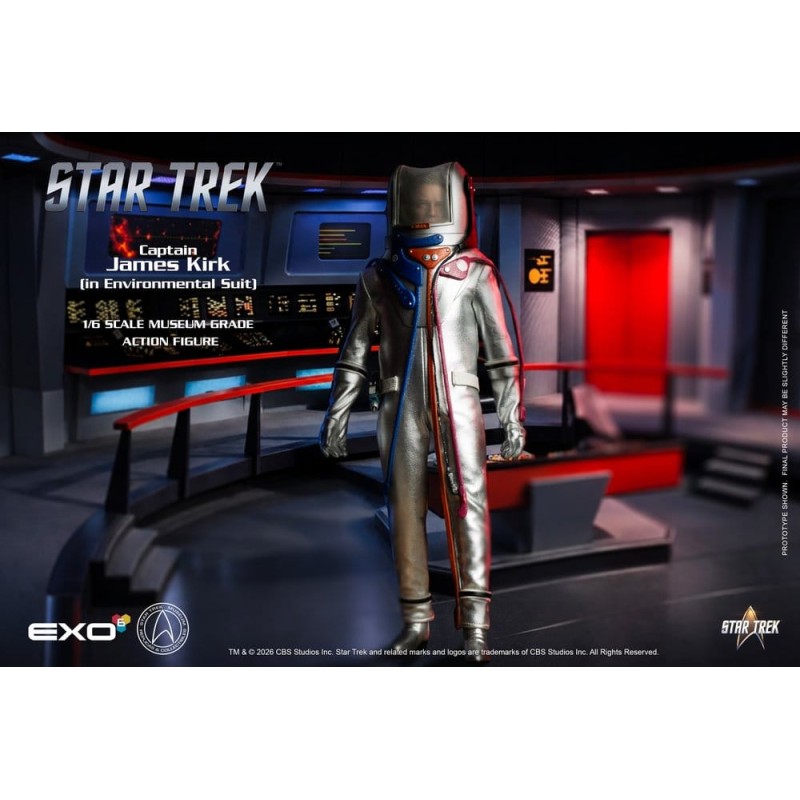 Star Trek: La série originale figurine 1/6 Captain James T. Kirk (in Environmental Suit) 29 cm