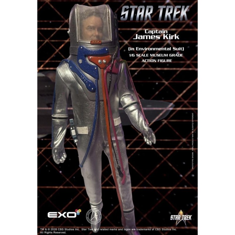 Star Trek: La série originale figurine 1/6 Captain James T. Kirk (in Environmental Suit) 29 cm
