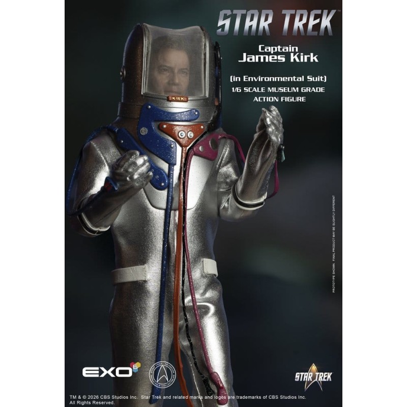 Star Trek: The Original Series Action Figure 1/6 Captain James T. Kirk (in Environmental Suit) 29 cm