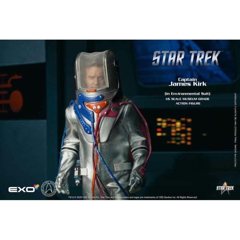 Star Trek: La série originale figurine 1/6 Captain James T. Kirk (in Environmental Suit) 29 cm