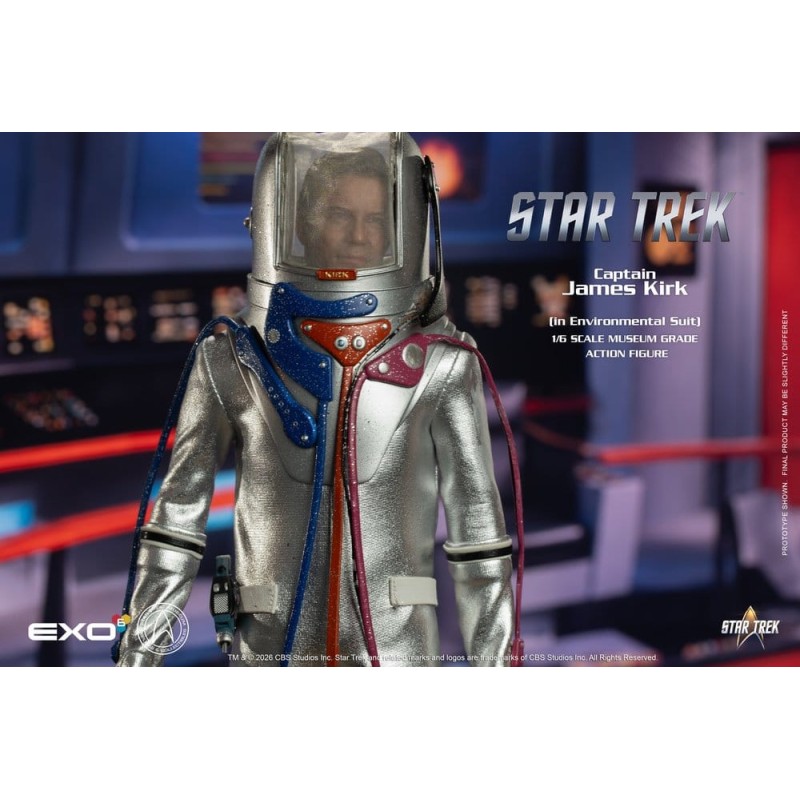 Star Trek: La série originale figurine 1/6 Captain James T. Kirk (in Environmental Suit) 29 cm
