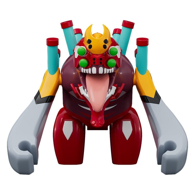 Rebuild of Evangelion Brickroid figurine mini Evangelion Unit 02 Beast Form 2nd Phase (Type 1) 4 cm