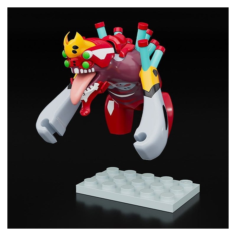 Rebuild of Evangelion Brickroid figurine mini Evangelion Unit 02 Beast Form 2nd Phase (Type 1) 4 cm