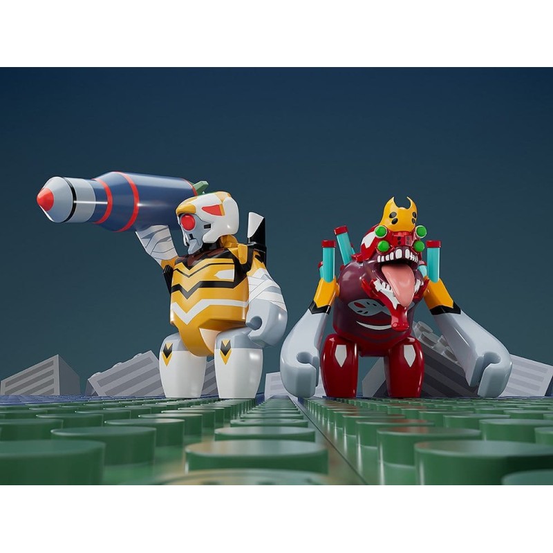 Rebuild of Evangelion Brickroid figurine mini Evangelion Unit 02 Beast Form 2nd Phase (Type 1) 4 cm