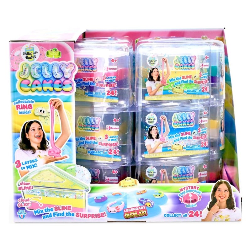 Jelly Cakes Squeeze Figures Series 1 Chillin Cake XL Blind Box Display (18)