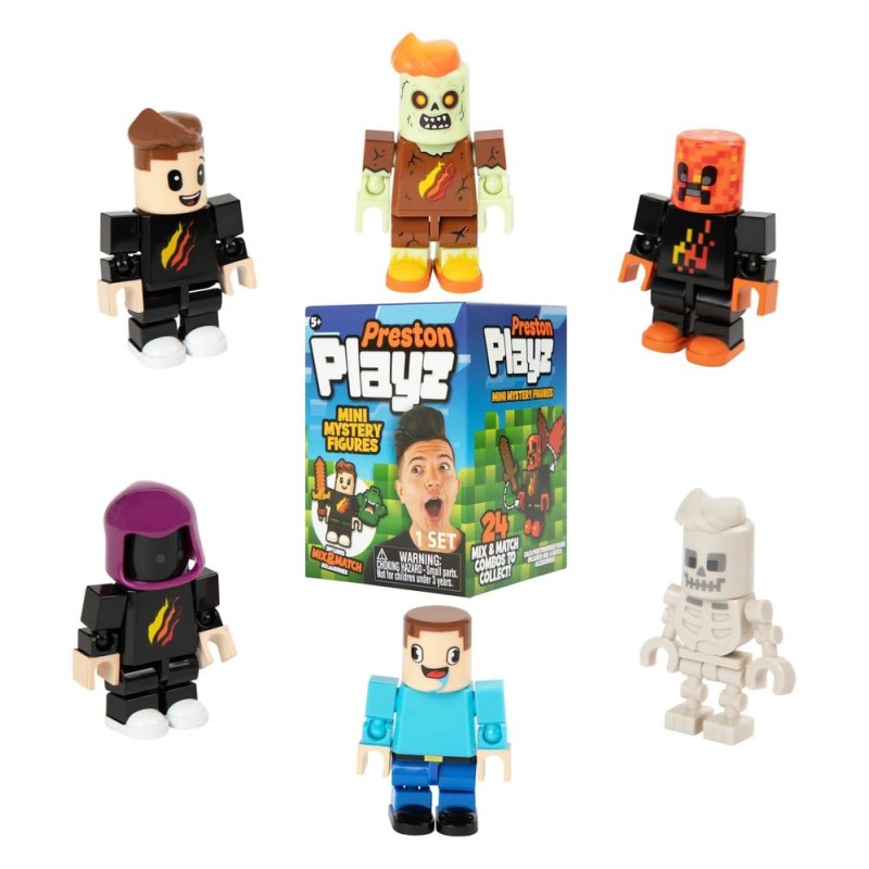 Preston Playz figurines mini Series 1 Blind Box Display (12)