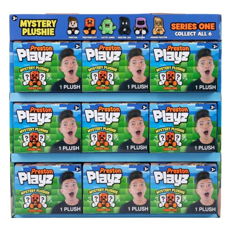 Preston Playz mini peluche Series 1 Blind Box Display (9)