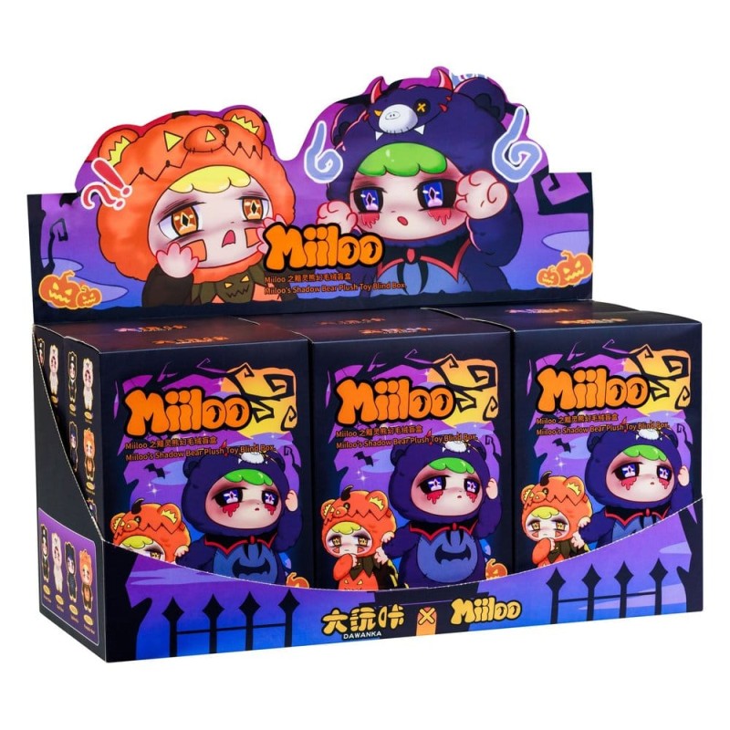 Miiloo Plush Figures Halloween Blind Box Display (6)