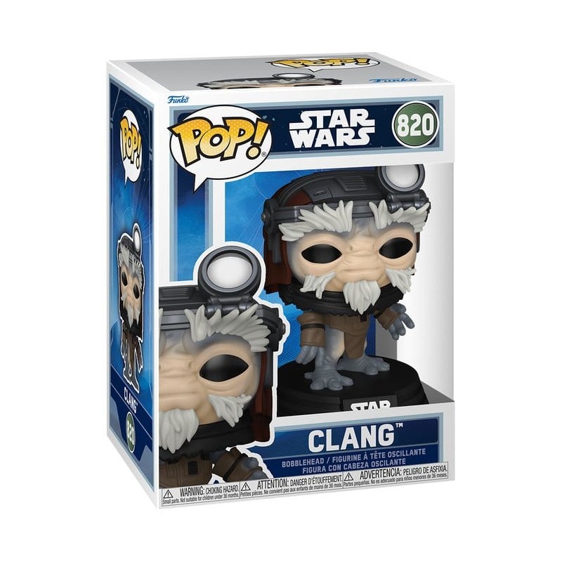Star Wars: Mandalorian & Grogu POP! Vinyl figurine Clang with Head Set 9 cm