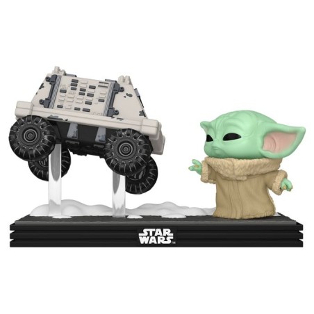 Star Wars: The Mandalorian and Grogu POP! Moment Vinyl figurines Grogu with Polar Mouse Droid 9 cm