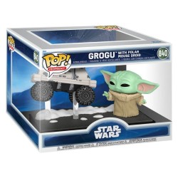 Star Wars: The Mandalorian and Grogu POP! Moment Vinyl figurines Grogu with Polar Mouse Droid 9 cm