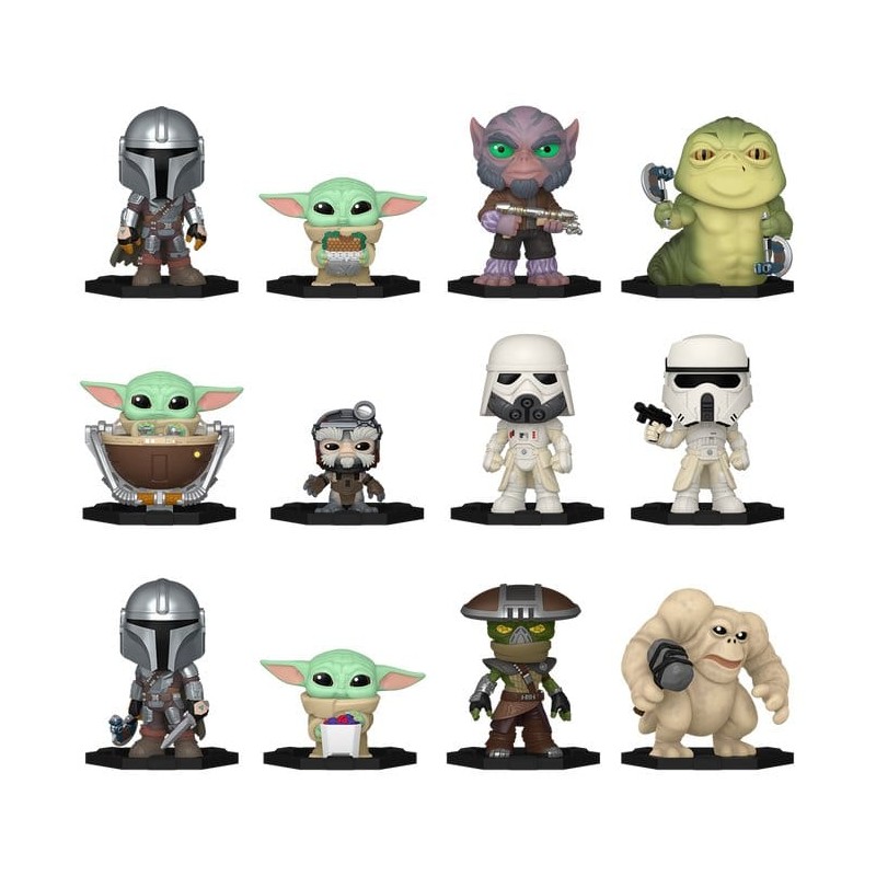 Star Wars Mystery Mini Figures 5 cm The Mandalorian and Grogu Series 2 Display (12)