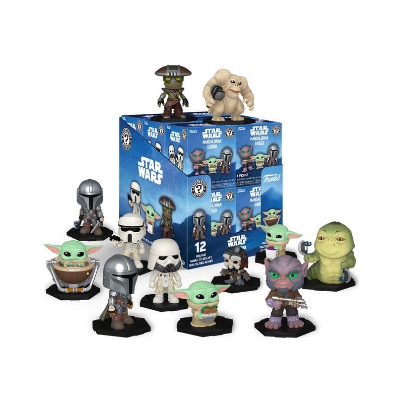 Star Wars présentoir Mystery Minis figurines The Mandalorian and Grogu Series 2 5 cm (12)