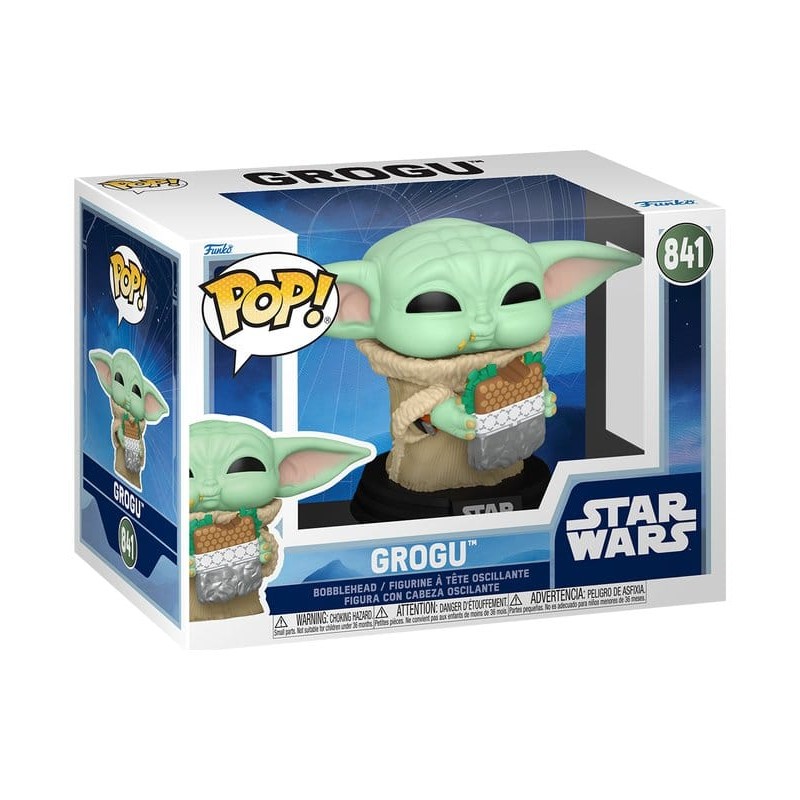 Star Wars: The Mandalorian and Grogu POP! Vinyl Figure Grogu with Sandwich 9 cm