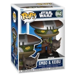 Star Wars: The Mandalorian and Grogu POP! & Buddy Vinyl figurine Embo & Keibu 9 cm