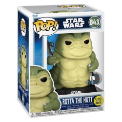 Star Wars: The Mandalorian and Grogu POP! Vinyl Figure Rotta the Hutt (Glow) 9 cm