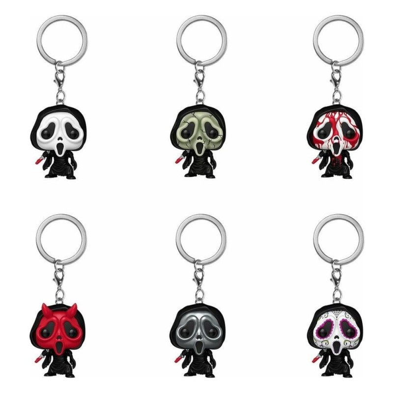 Scream présentoir porte-clés Pocket POP! Ghost Face 4 cm (12)