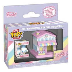 Sanrio Bitty POP! Town Vinyl figurine Cafe Cinnamoroll w/C