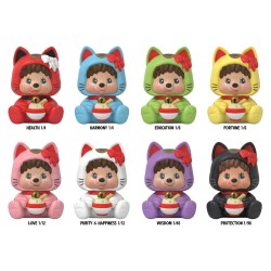 Monchhichi Rokimoto Figure Cup of Fun Lucky Cat Series Blind Box Display (6)