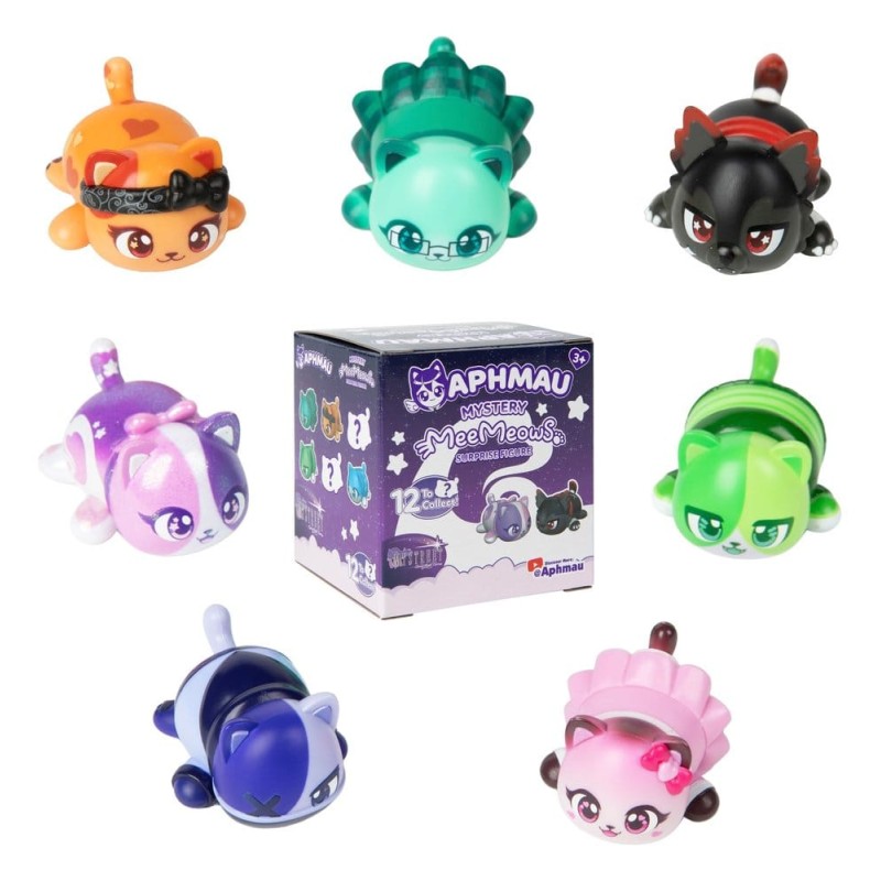 Aphmau figurines mini MyStreet Mystery Meemeow Blind Box Display (12)