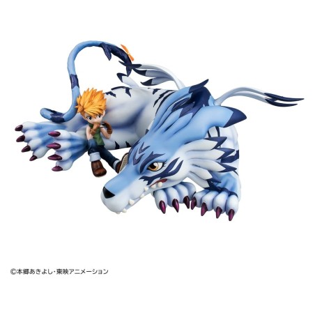Digimon Adventure figurine PVC G.E.M. Series Garurumon & Ishida Yamato 25 cm (Repeat)