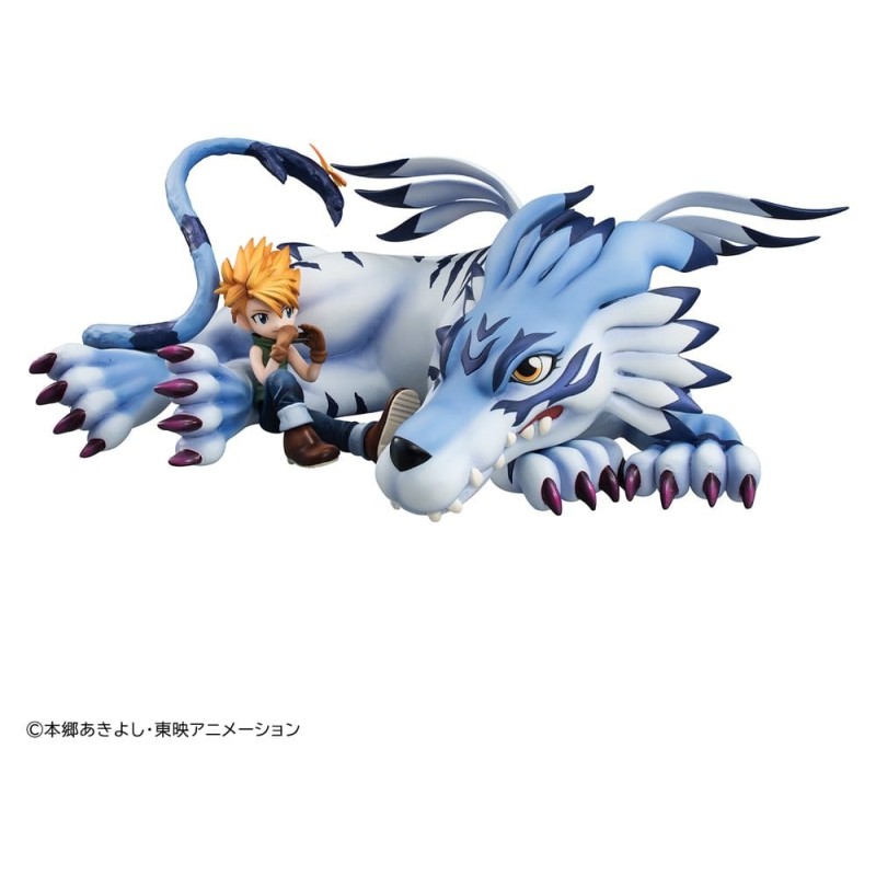 Digimon Adventure G.E.M. Series PVC Figure Garurumon & Ishida Yamato 25 cm (Repeat)