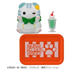 One Piece Blind Box présentoir figurines mini Mega Cat Project NyanPieceNyan! Diner! 3 cm (6)