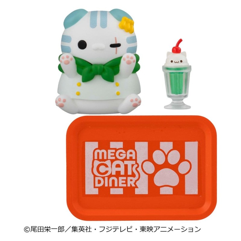 One Piece Blind Box présentoir figurines mini Mega Cat Project NyanPieceNyan! Diner! 3 cm (6)