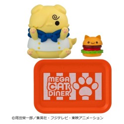 One Piece Blind Box présentoir figurines mini Mega Cat Project NyanPieceNyan! Diner! 3 cm (6)