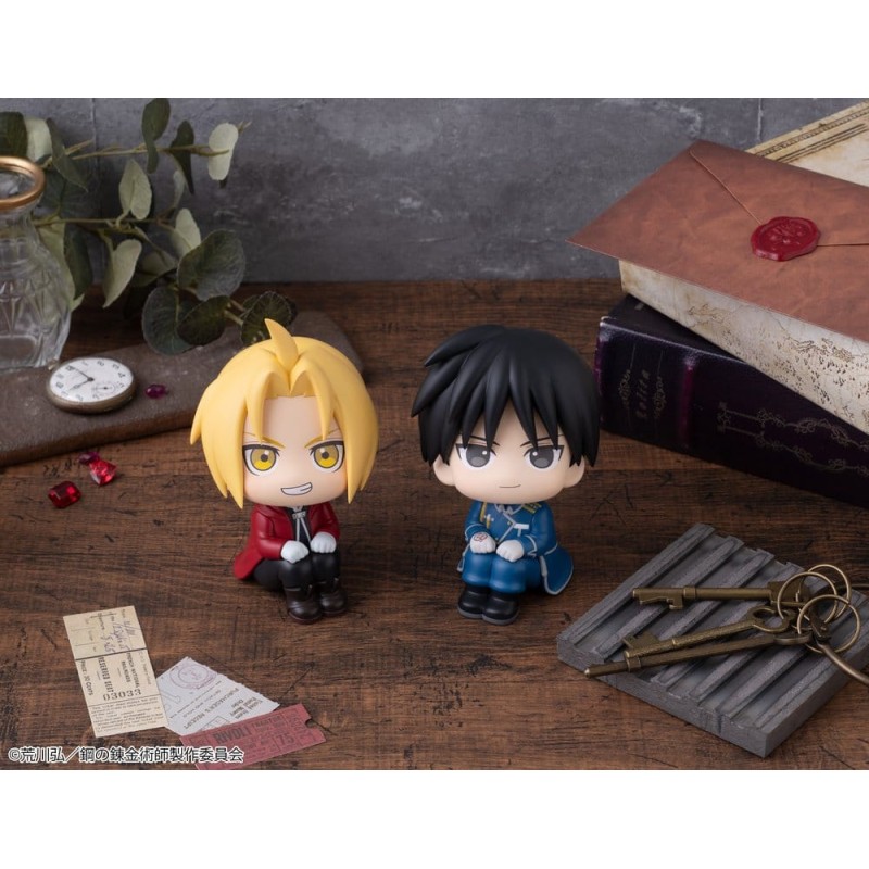 Fullmetal Alchemist pack 2 figurines PVC Look Up Edward Elric & Roy Mustang 11 cm (with gift)