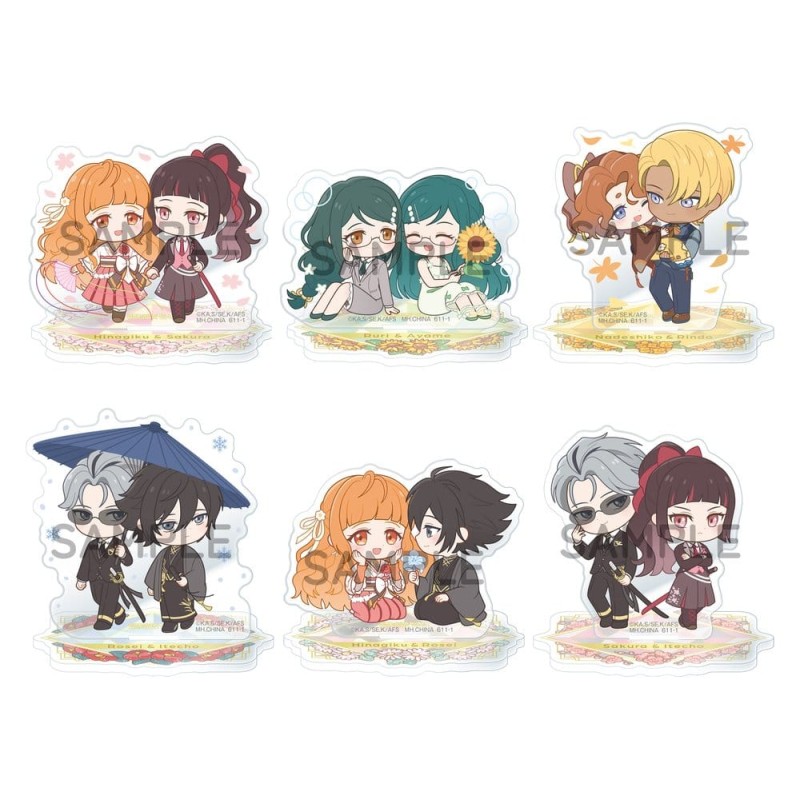 Agents of the Four Seasons Blind Box présentoir figurines acrylique Buddycolle Dance of Spring 6 cm (6)