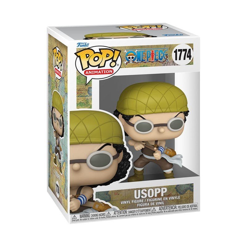 One Piece POP Funko ! Animation Vinyl Usopp (Refresh) 9 cm | 889698803687