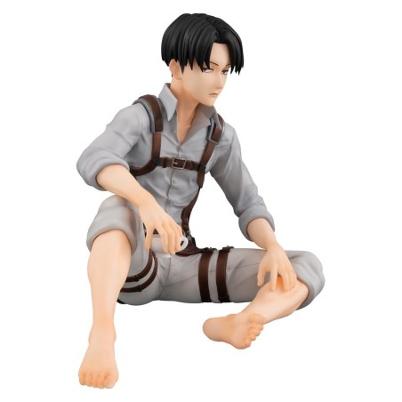 Attack on Titan figurine PVC G.E.M. Series Squad Captain Levi Palm Size 9 cm
