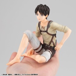 Attack on Titan pack 2 figurines PVC G.E.M. Series Eren Yeager & Squad Captain Levi Palm Size