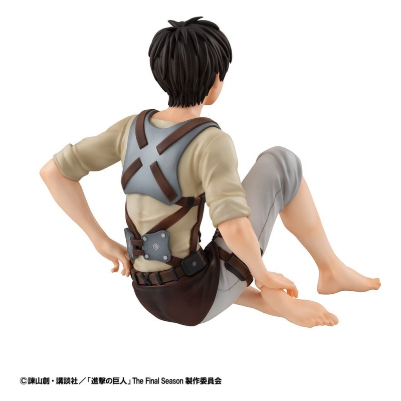 Attack on Titan pack 2 figurines PVC G.E.M. Series Eren Yeager & Squad Captain Levi Palm Size