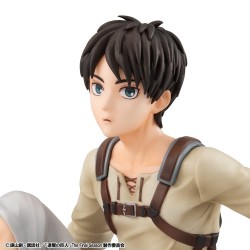 Attack on Titan pack 2 figurines PVC G.E.M. Series Eren Yeager & Squad Captain Levi Palm Size