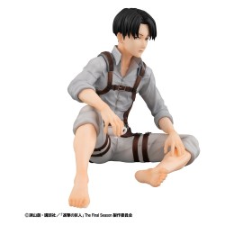 Attack on Titan pack 2 figurines PVC G.E.M. Series Eren Yeager & Squad Captain Levi Palm Size