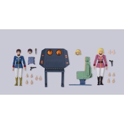 Mobile Suit Gundam G.M.G. Collection EX Diorama White Base Bridge Radio Operator Desk Set 10 cm (with gift)