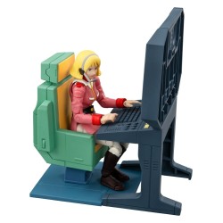 Mobile Suit Gundam G.M.G. Collection EX Diorama White Base Bridge Radio Operator Desk Set 10 cm (with gift)