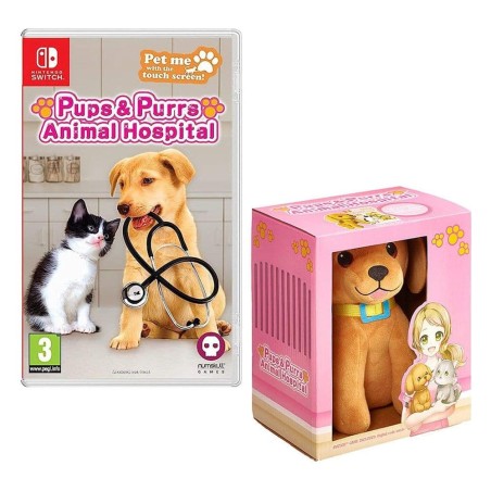 Pups & Purrs Animal Hospital Jeu vidéo avec peluche Chien