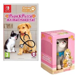 Pups & Purrs Animal Hospital Jeu vidéo avec peluche Chat