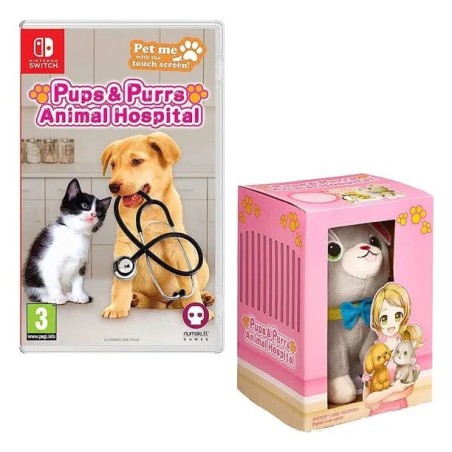 Pups & Purrs Animal Hospital Jeu vidéo avec peluche Chat