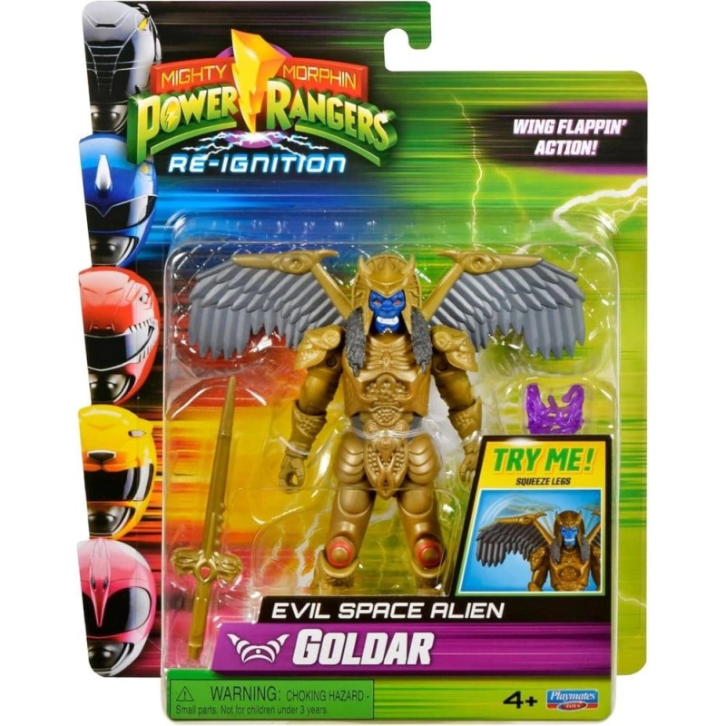 Power Rangers Evil Space Alien figurine Goldar 13 cm