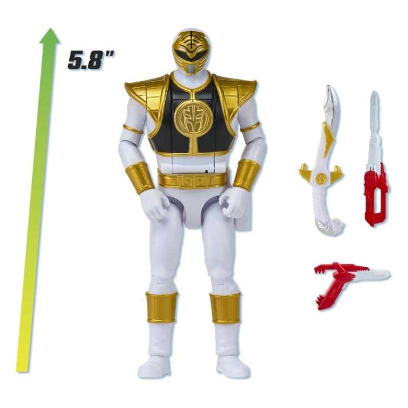 Power Rangers Auto-Morphin figurine White Ranger 15 cm