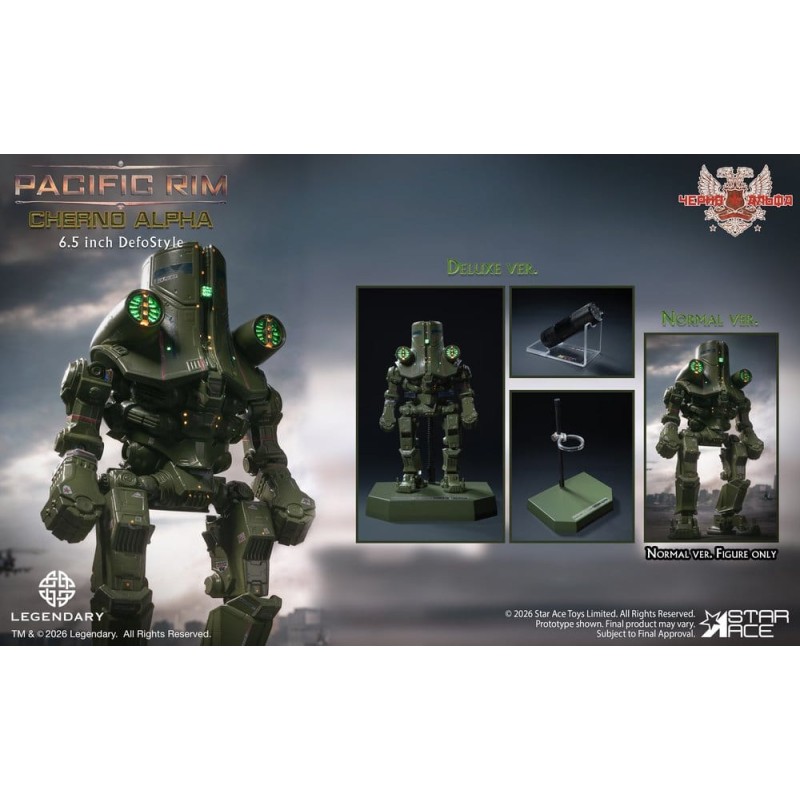 &nbsp;Pacific Rim DefoStyle Figure 2-Pack Gipsy Danger &amp; Cherno Alpha DX 17 cm