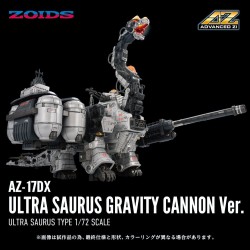 Zoids Plastic Model Kit 1/72 AZ-17DX Ultra Saurus Gravity Cannon Deluxe Version 58 cm