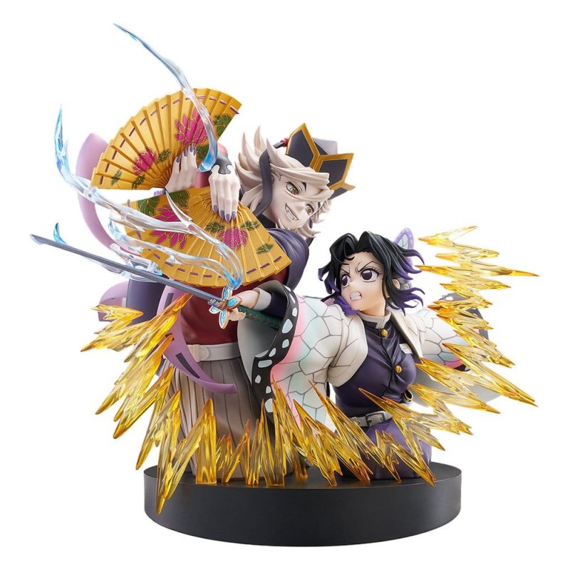Demon Slayer: Kimetsu no Yaiba PVC Figures 2-Pack Shinobu Kocho & Doma 18 cm